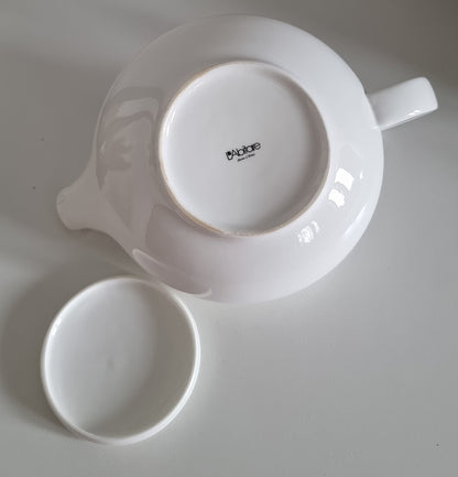 L'Abitare Milano White Bone China Teapot