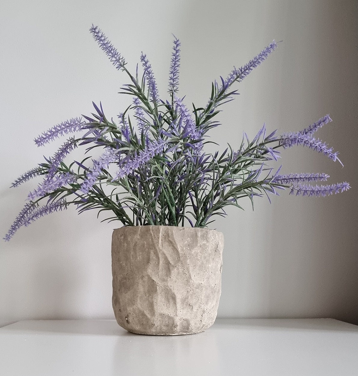 Realistic Artifical Lavender Potted Plant
