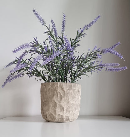 Realistic Artifical Lavender Potted Plant
