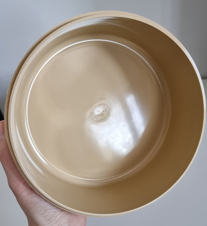 Pair Of Retro Embee Plastic Round Kitchen Food Storage Containers