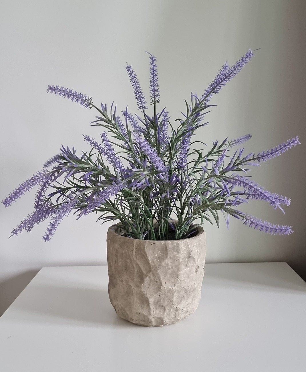 Realistic Artifical Lavender Potted Plant