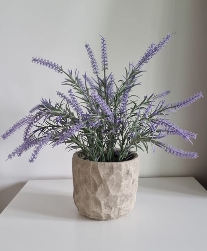 Realistic Artifical Lavender Potted Plant