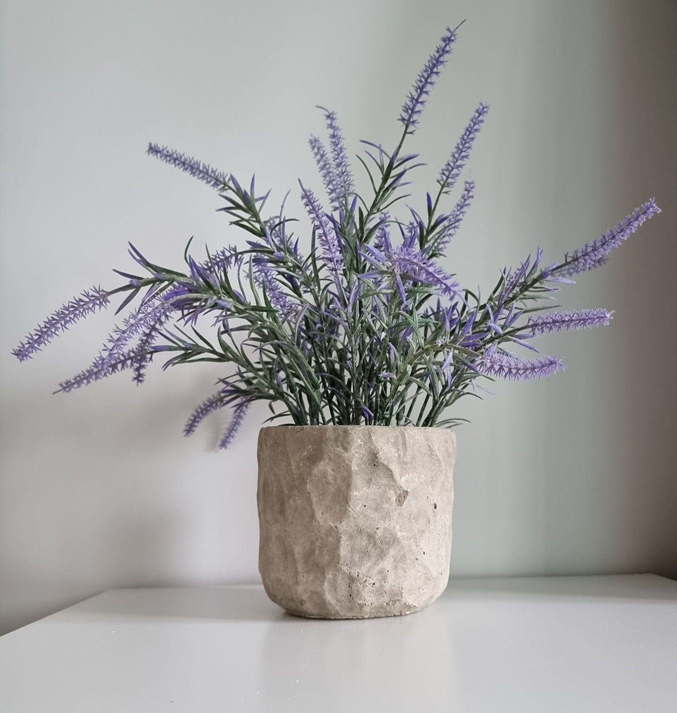 Realistic Artifical Lavender Potted Plant