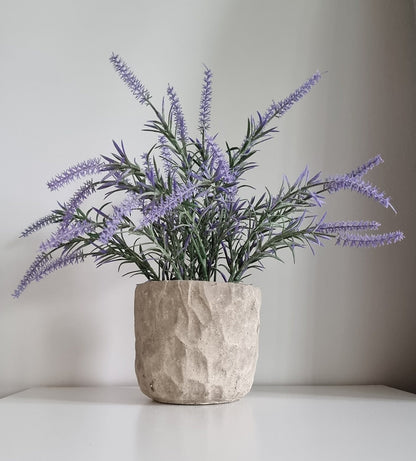 Realistic Artifical Lavender Potted Plant