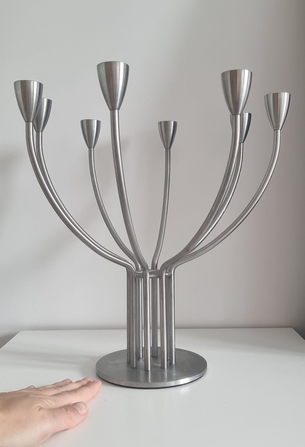 Vintage Ikea Stockholm 8 Arm Candelabra Designed By M. Hagberg & K. Hagberg