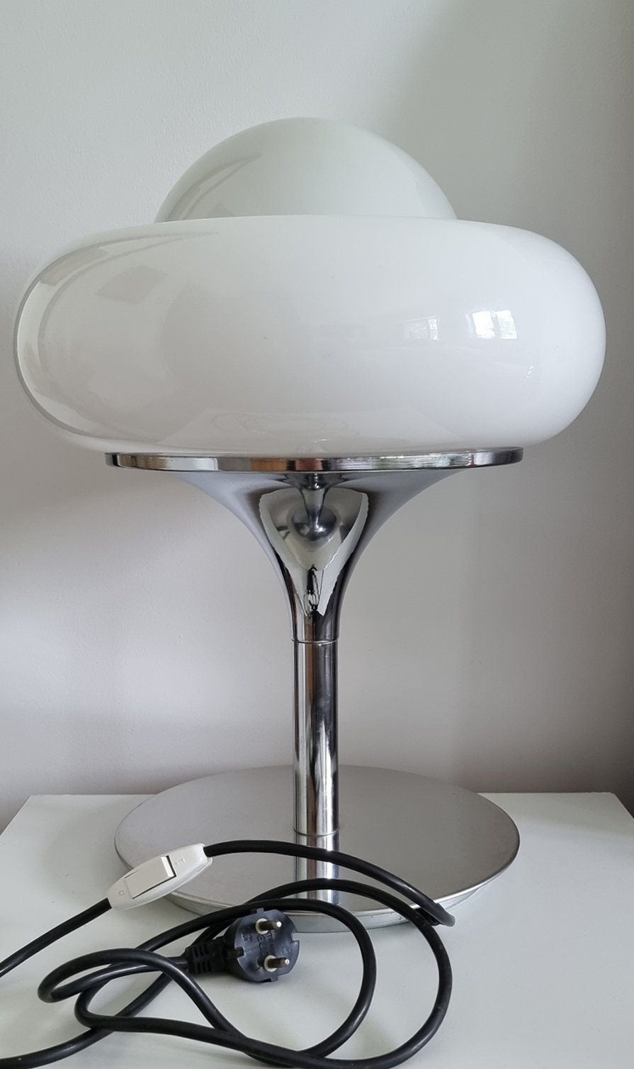 Mid-Century Space Age 'Jadran' Table Lamp By Harvey Guzzini For Meblo