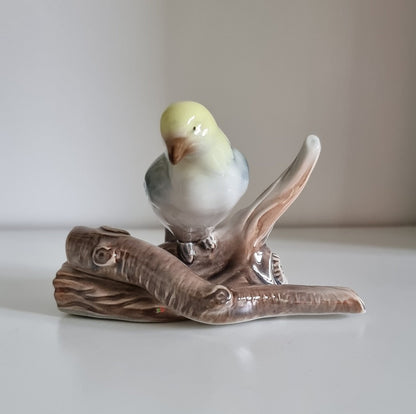 Vintage Spanish Porcegama Valencia Porcelain Bird Figurine