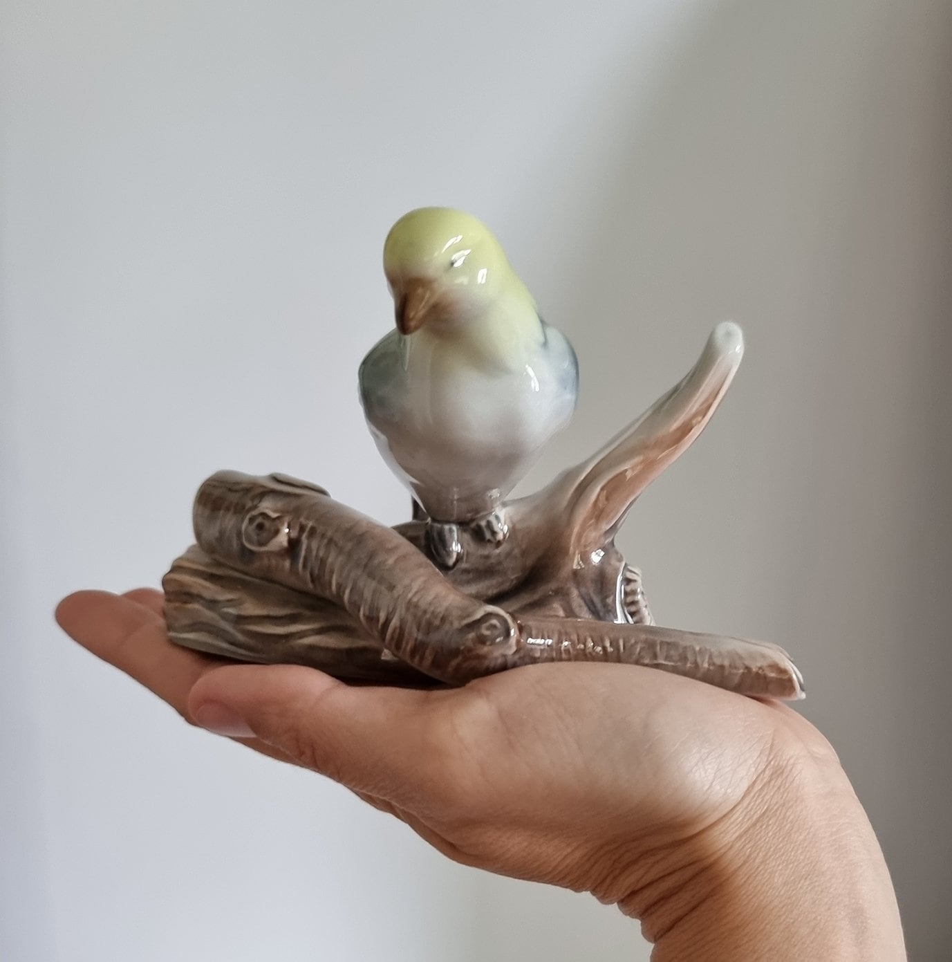 Vintage Spanish Porcegama Valencia Porcelain Bird Figurine