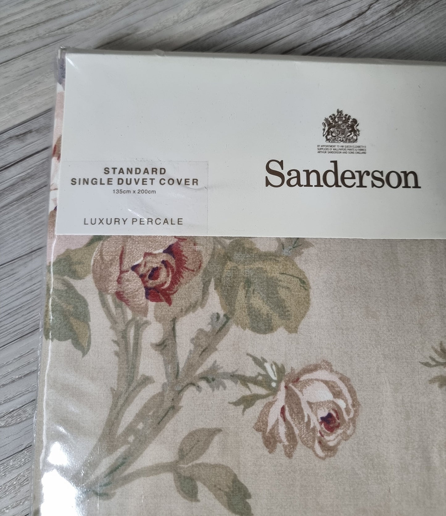 Vintage Sanderson 'Sorilla' Single Duvet Cover & Oxford Pillowcase