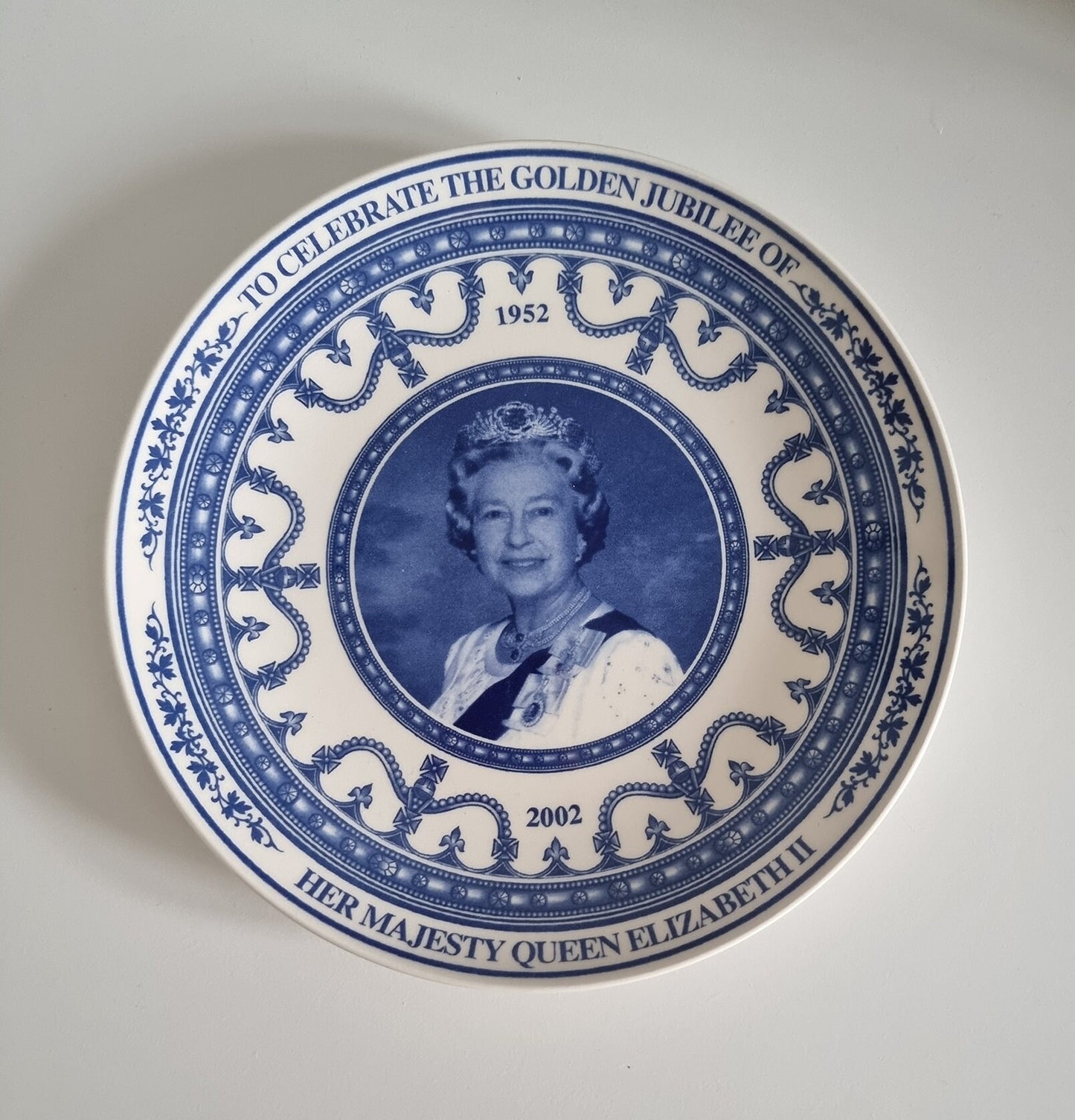 Wedgwood Queen's Ware Golden Jubilee Collectors Plate