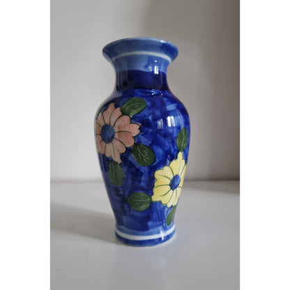 Vintage Hand Painted Floral Vase