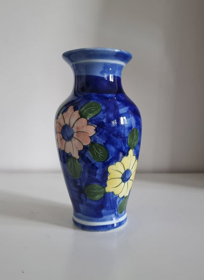 Vintage Hand Painted Floral Vase