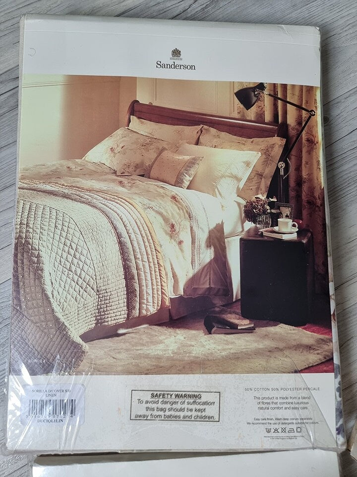 Vintage Sanderson 'Sorilla' Single Duvet Cover & Oxford Pillowcase