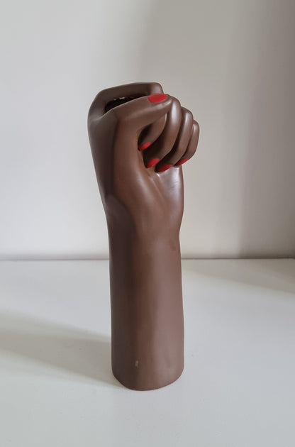 Modern Quirky Ceramic Hand Vase