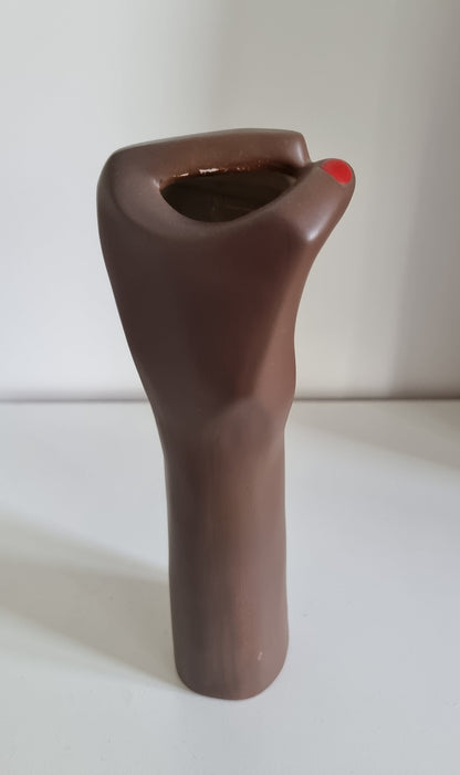 Modern Quirky Ceramic Hand Vase