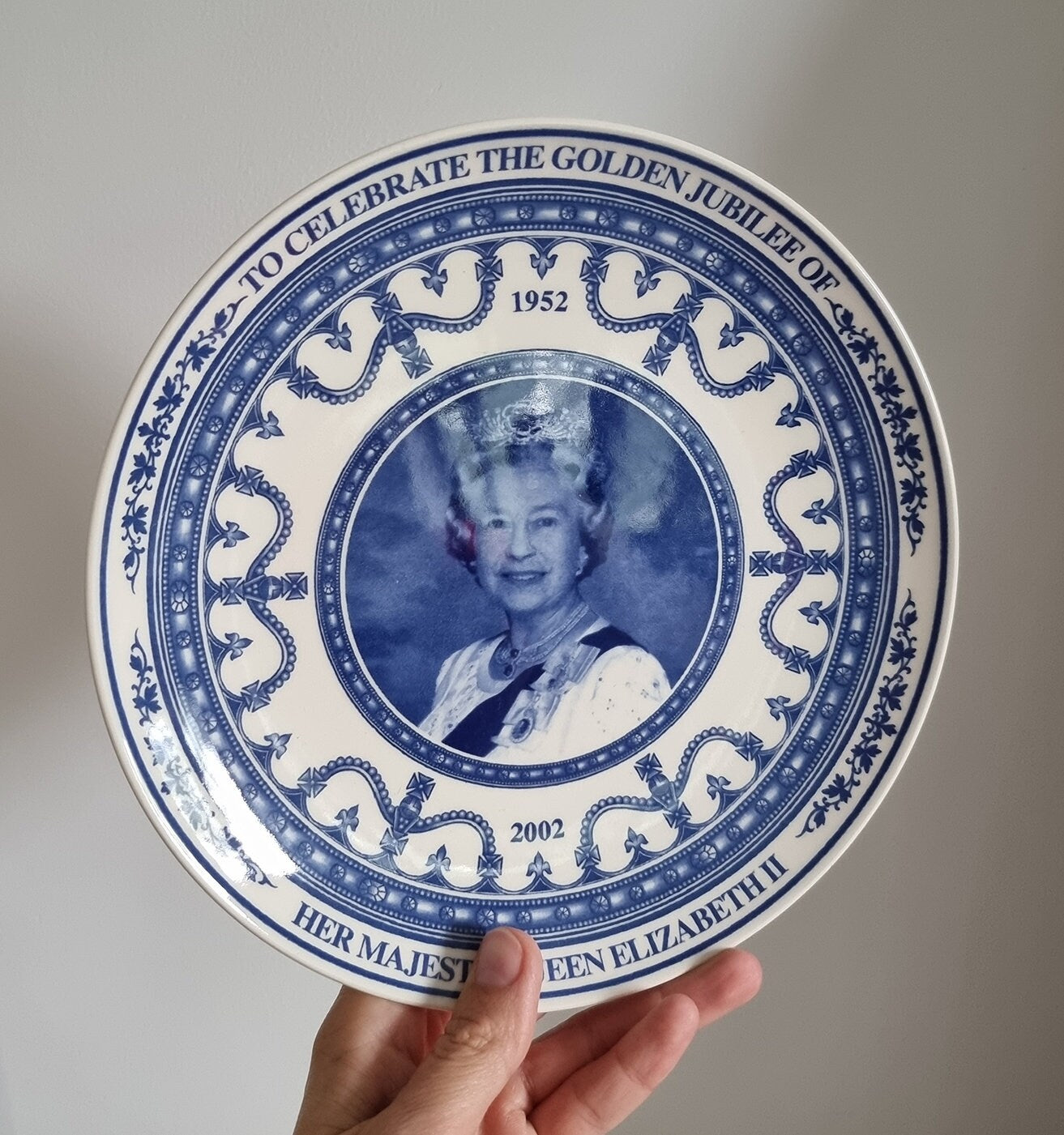 Wedgwood Queen's Ware Golden Jubilee Collectors Plate