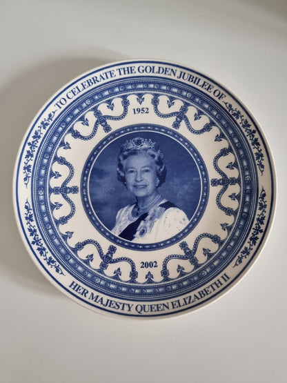 Wedgwood Queen's Ware Golden Jubilee Collectors Plate