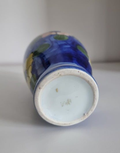 Vintage Hand Painted Floral Vase