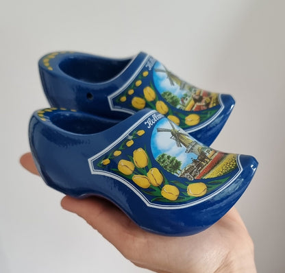 Vintage Dutch/Holland Small Wooden Clogs