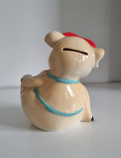 Retro Kitsch Ceramic Piggy Bank/Money Box