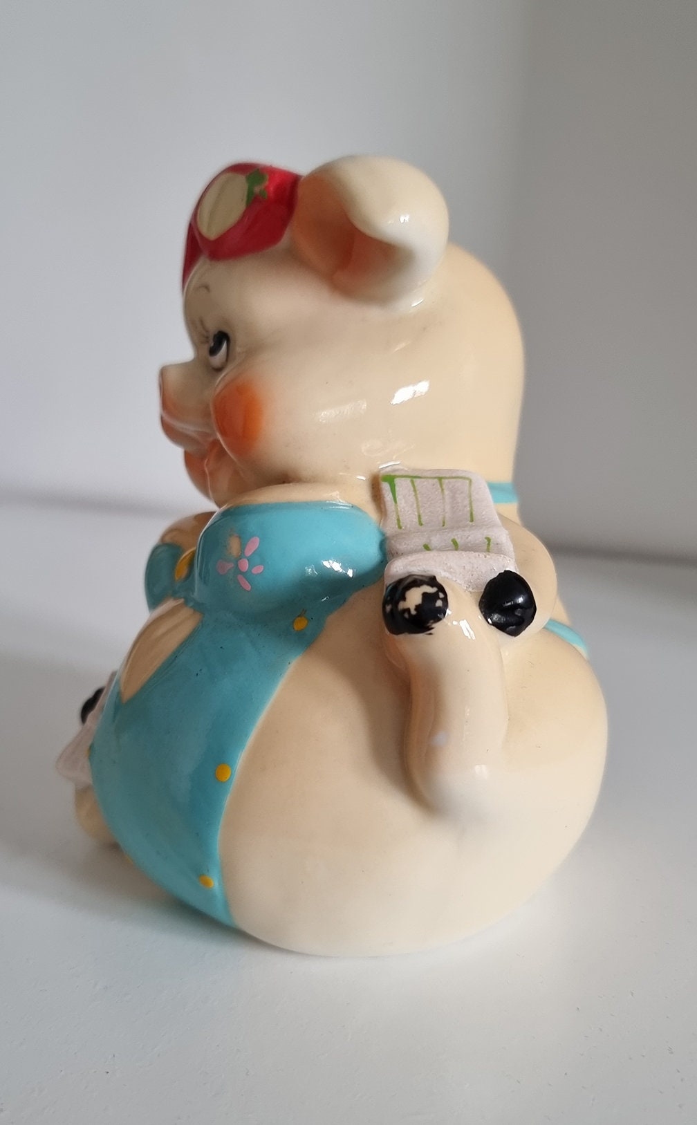 Retro Kitsch Ceramic Piggy Bank/Money Box