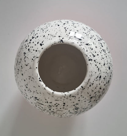 Lovely Retro Speckled Ceramic Vase