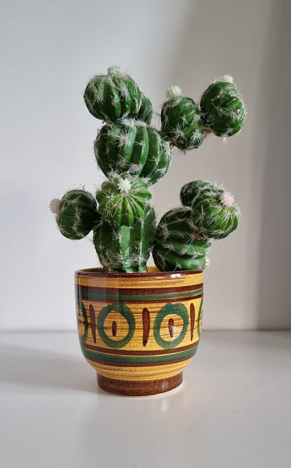 Mid-Century Small Ceramic Plant Pot/Planter