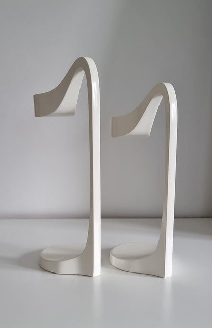 Pair Of Vintage 'Jatteviktig' Candlestick Holders Designed By Monika Mulder For Ikea Sweden