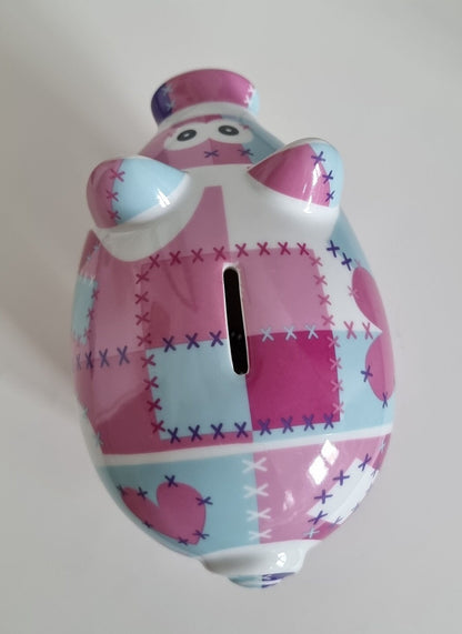 Large Ritzenhoff Designer Porcelain Piggy Bank - No Key