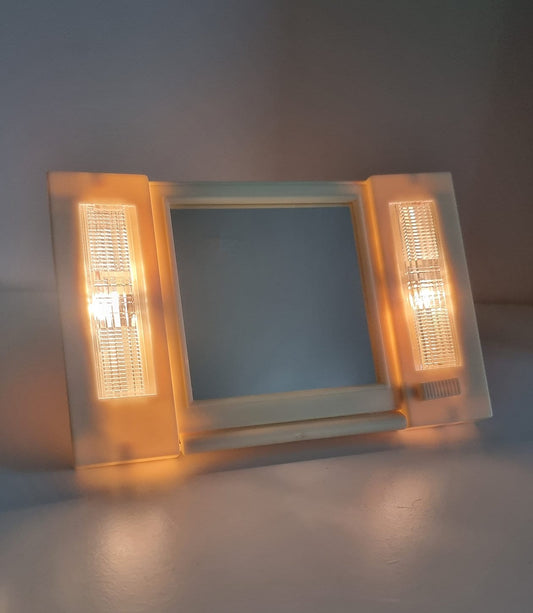 Vintage Battery Operated Light Up Vanity Mirror