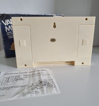 Vintage Battery Operated Light Up Vanity Mirror