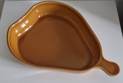 Vintage BCI Bretagne Pear Shaped Stoneware Oven/Serving Dish