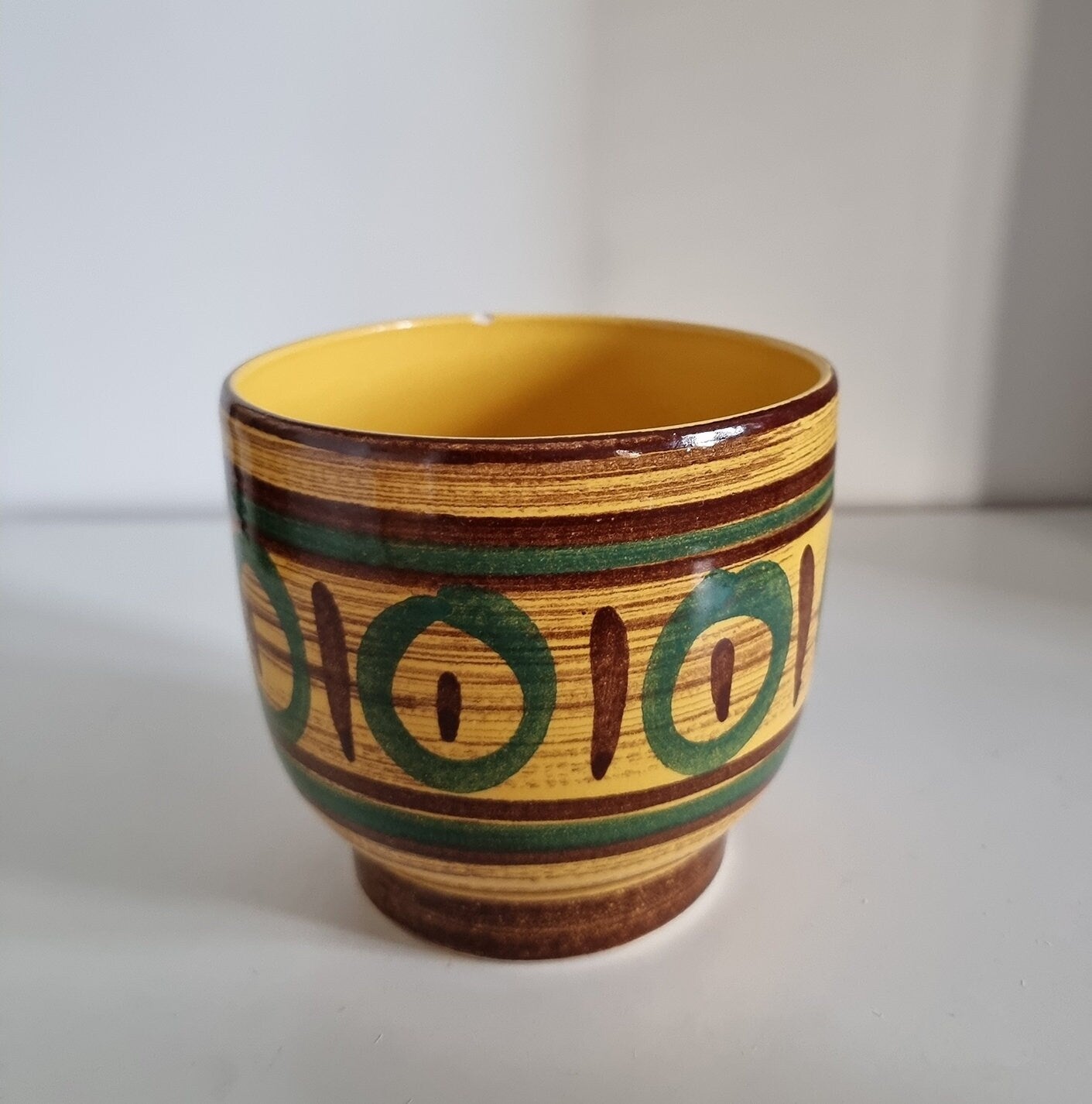 Mid-Century Small Ceramic Plant Pot/Planter