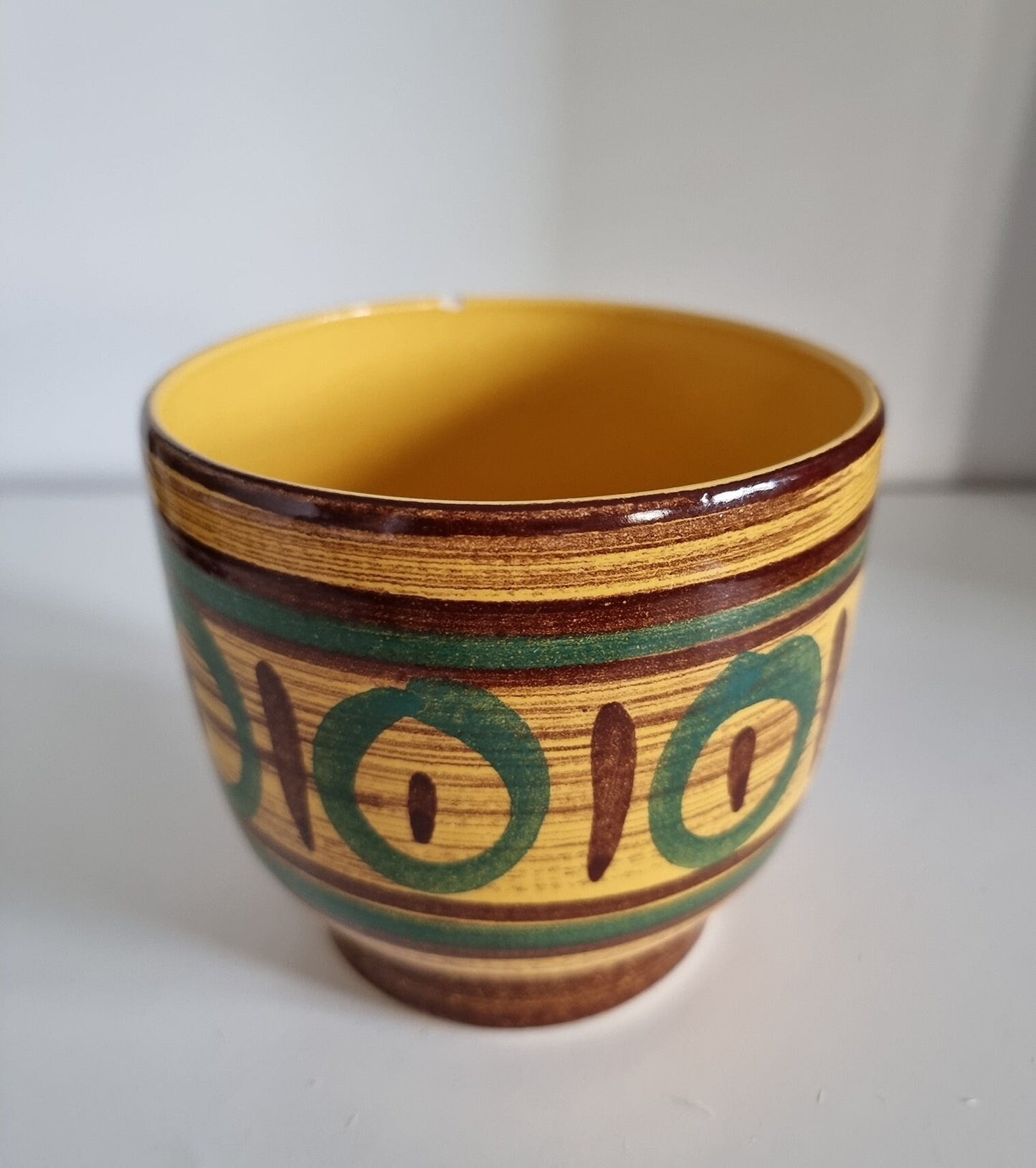 Mid-Century Small Ceramic Plant Pot/Planter