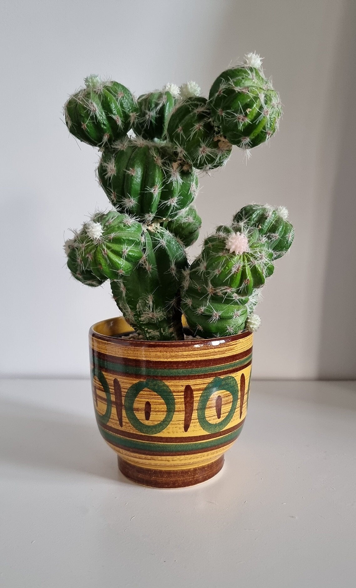 Mid-Century Small Ceramic Plant Pot/Planter