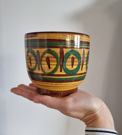 Mid-Century Small Ceramic Plant Pot/Planter