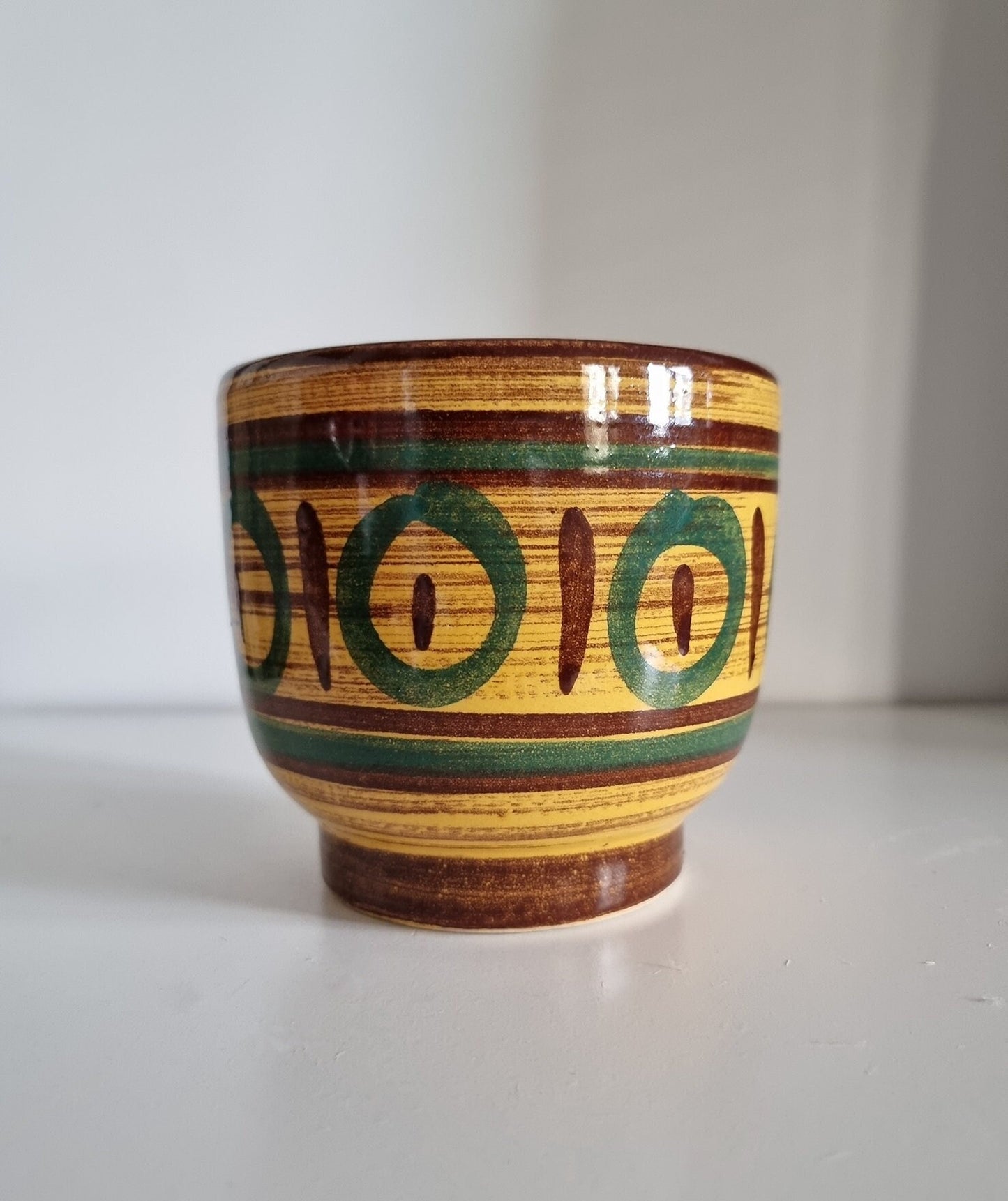 Mid-Century Small Ceramic Plant Pot/Planter