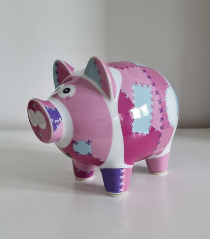 Large Ritzenhoff Designer Porcelain Piggy Bank - No Key