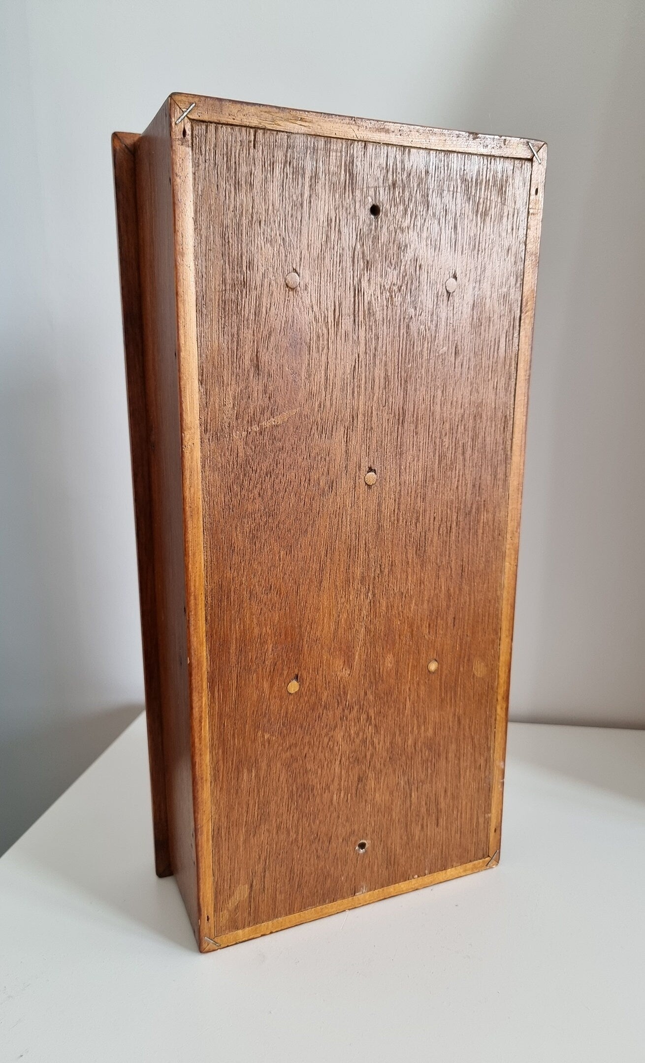 Vintage Wooden Spool/Thread Holder Sewing Box