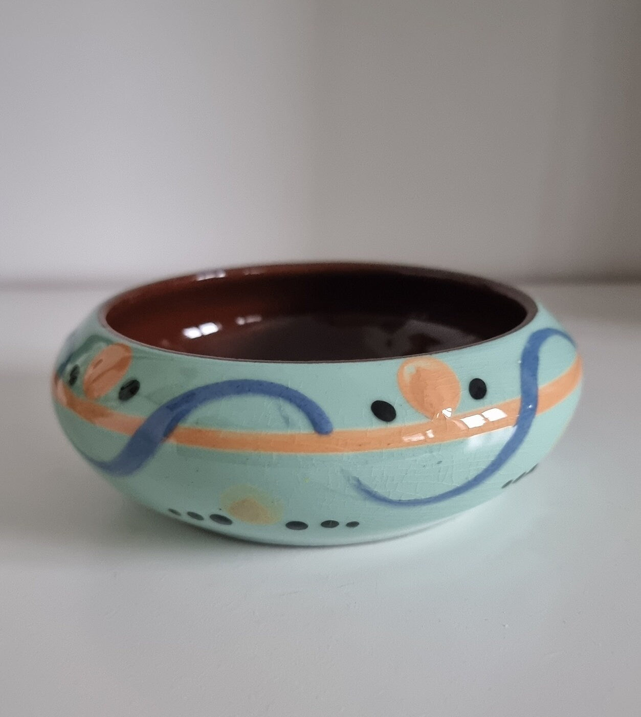 Mid-Century Retro Ceramic Dish