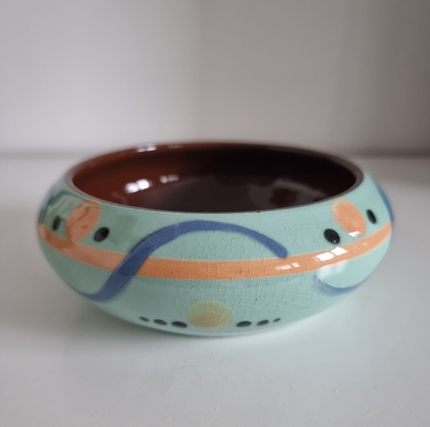 Mid-Century Retro Ceramic Dish