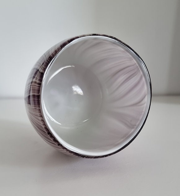 Vintage Swirl Design Glass Tealight Holder