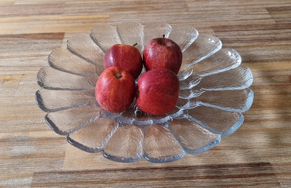 Large Vintage Holmegaard Shallow Glass Bowl/Serving Plate