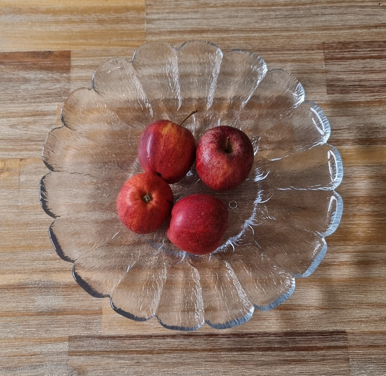 Large Vintage Holmegaard Shallow Glass Bowl/Serving Plate