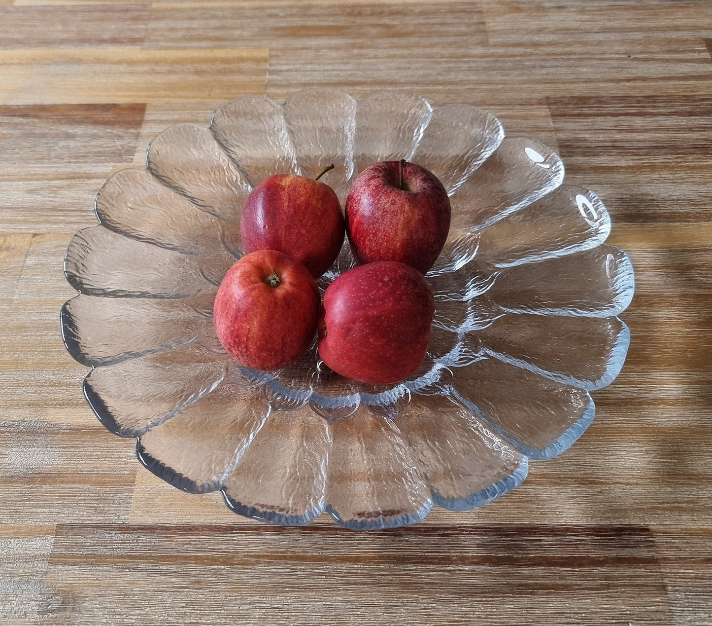 Large Vintage Holmegaard Shallow Glass Bowl/Serving Plate