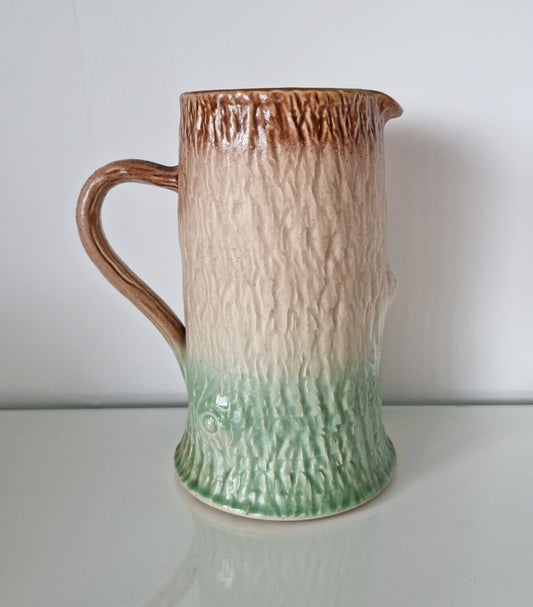 Vintage Large Arden Flosmaron Tree Bark Jug/Pitcher