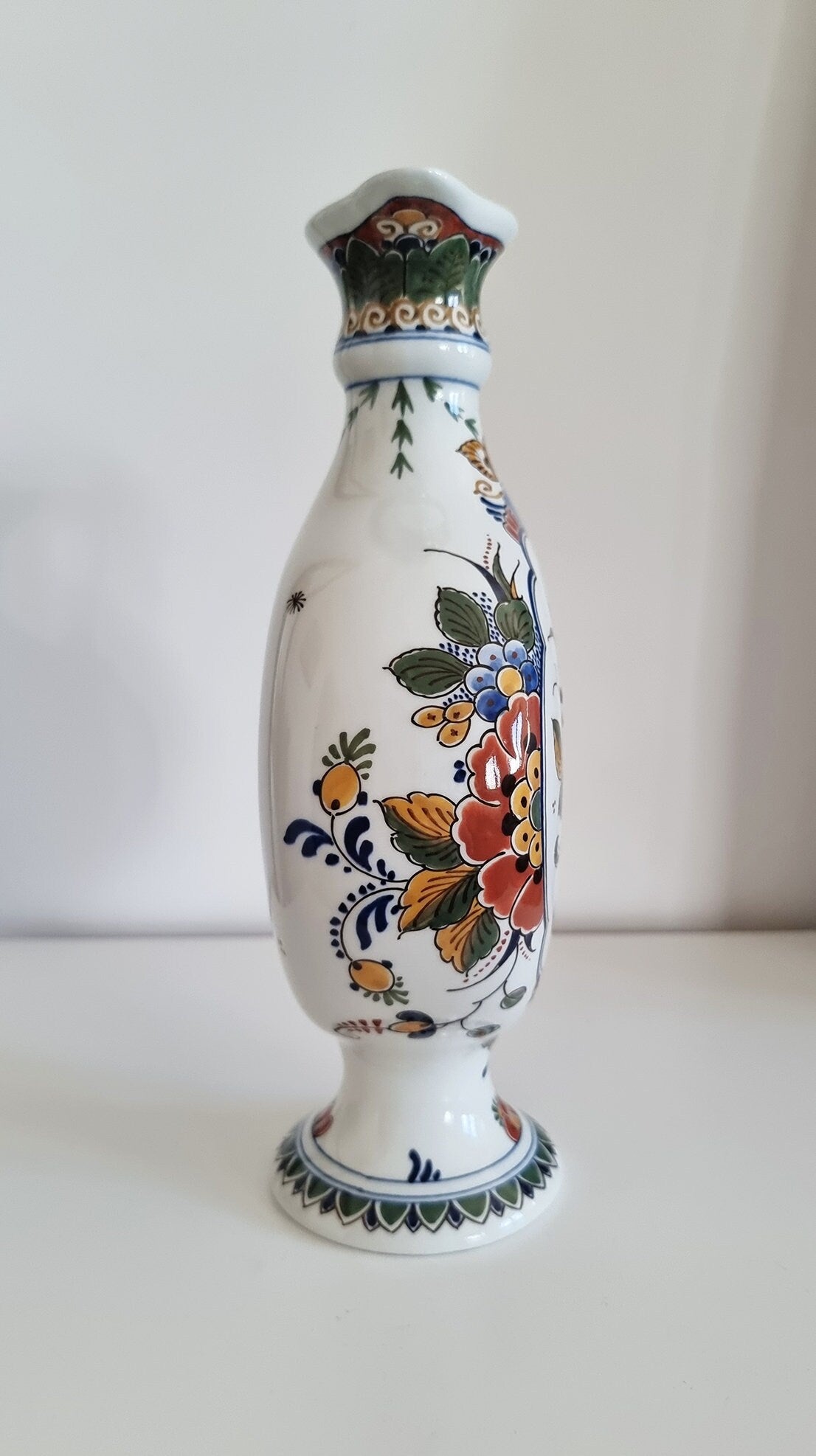 Vintage De Porceleyne Fles Royal Delft Vase Jug