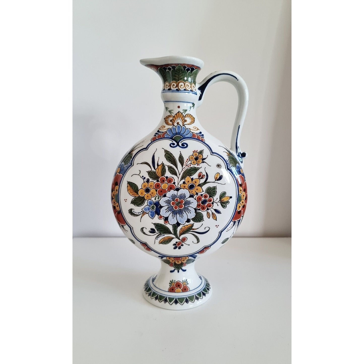 Vintage De Porceleyne Fles Royal Delft Vase Jug