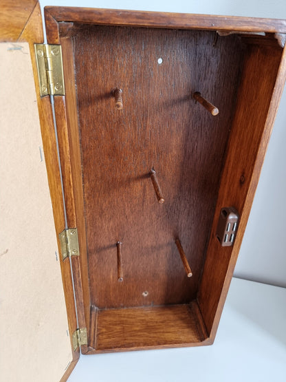 Vintage Wooden Spool/Thread Holder Sewing Box