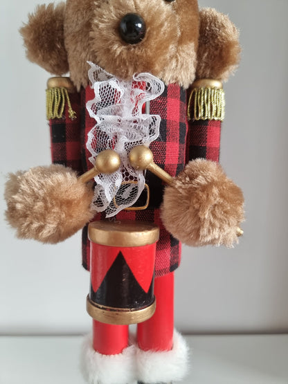 Vintage Traditional Teddy Bear Nutcracker